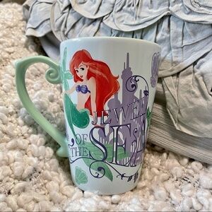 DISNEY the Little Mermaid Ariel Jewel of the Sea Green Mug